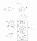 Controls Governor Spring Diagram and Parts List for 21M317-0115-E1  Briggs and Stratton Engine
